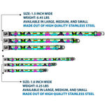 Dog Bone Seatbelt Buckle Collar - Octopus Superhero Cartoon