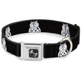 Load image into Gallery viewer, Dog Bone Seatbelt Buckle Collar - Owls Black/White1