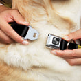 Load image into Gallery viewer, Dog Bone Seatbelt Buckle Collar - Owl Eyes 1