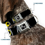 Dog Bone Seatbelt Buckle Collar - Owl Eyes 3