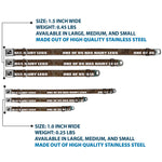 Buckle-Down Seatbelt Buckle Dog Collar - ONE OF US HAS HAIRY LEGS/Fur Tan/White