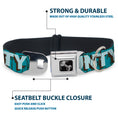 Load image into Gallery viewer, Dog Bone Seatbelt Buckle Collar - ORANGE COUNTY/Palm Trees Blue/Brown/Light Blue