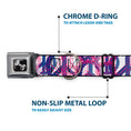 Load image into Gallery viewer, Dog Bone Seatbelt Buckle Collar - Peace Mixed White/Blue/Pink