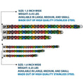 Load image into Gallery viewer, Dog Bone Seatbelt Buckle Collar - Peace Flowers Black/Multi Color