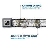 Dog Bone Seatbelt Buckle Collar - Poems