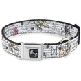 Load image into Gallery viewer, Dog Bone Seatbelt Buckle Collar - Poems