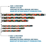 Dog Bone Seatbelt Buckle Collar - Poker Chips 2