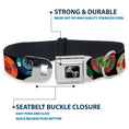 Load image into Gallery viewer, Dog Bone Seatbelt Buckle Collar - Poker Chips 2