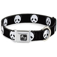 Load image into Gallery viewer, Dog Bone Seatbelt Buckle Collar - Panda Bear Repeat