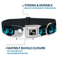 Load image into Gallery viewer, Dog Bone Seatbelt Buckle Collar - Peace & Starz