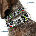 Load image into Gallery viewer, Dog Bone Seatbelt Buckle Collar - Panda Bear Cartoon Bamboo