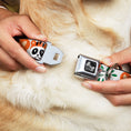 Load image into Gallery viewer, Dog Bone Seatbelt Buckle Collar - Panda w/Tiger Hat