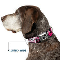 Load image into Gallery viewer, Dog Bone Seatbelt Buckle Collar - Punk Princess w/Piano Keys
