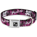 Load image into Gallery viewer, Dog Bone Seatbelt Buckle Collar - Punk Princess w/Piano Keys