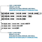 Dog Bone Seatbelt Buckle Collar - Punk You White/Black