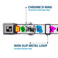 Load image into Gallery viewer, Dog Bone Seatbelt Buckle Collar - Punk You White/Full Color