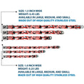 Load image into Gallery viewer, Dog Bone Seatbelt Buckle Collar - Rising Sun White/Red