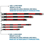 Dog Bone Seatbelt Buckle Collar - RACING w/Checker Black/White/Red