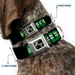 Dog Bone Seatbelt Buckle Collar - RCTID Black/Portland Flag
