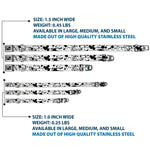 Dog Bone Seatbelt Buckle Collar - Splatter White/Black