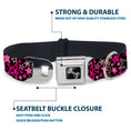 Load image into Gallery viewer, Dog Bone Seatbelt Buckle Collar - Stargazer Black/Pink
