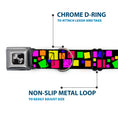 Load image into Gallery viewer, Dog Bone Seatbelt Buckle Collar - Squares Black/Multi Color