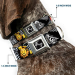 Dog Bone Seatbelt Buckle Collar - Safari