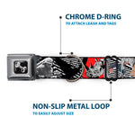 Dog Bone Seatbelt Buckle Collar - Safari