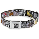 Dog Bone Seatbelt Buckle Collar - Safari