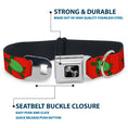Load image into Gallery viewer, Dog Bone Seatbelt Buckle Collar - Sea Turtles Red/Green