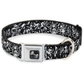 Load image into Gallery viewer, Dog Bone Seatbelt Buckle Collar - TJ-Fairies Black/White