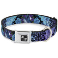 Load image into Gallery viewer, Dog Bone Seatbelt Buckle Collar - TJ-Fairy Blue Hair