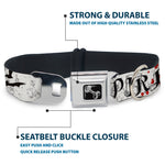 Dog Bone Seatbelt Buckle Collar - Team Vampire