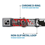 Dog Bone Seatbelt Buckle Collar - Team Werewolf