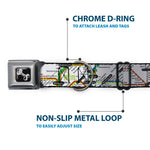 Dog Bone Seatbelt Buckle Collar - Tokyo Subway