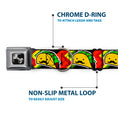 Load image into Gallery viewer, Dog Bone Seatbelt Buckle Collar - Taco Man