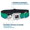 Load image into Gallery viewer, Dog Bone Seatbelt Buckle Collar - Teal Ombre