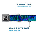 Load image into Gallery viewer, Dog Bone Seatbelt Buckle Collar - Tie Dye Green/Blue/Purple