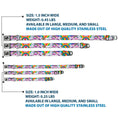 Load image into Gallery viewer, Dog Bone Seatbelt Buckle Collar - Unicorns in Rainbows w/Sparkles/Purple