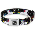 Load image into Gallery viewer, Dog Bone Seatbelt Buckle Collar - Unicorn Universe