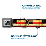 Dog Bone Seatbelt Buckle Collar - Vintage US Flag Repeat