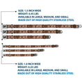 Load image into Gallery viewer, Dog Bone Black/Silver Seatbelt Buckle Collar - Western COWBOY Icons Collage Tan/Browns