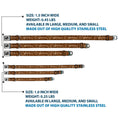 Load image into Gallery viewer, Dog Bone Black/Silver Seatbelt Buckle Collar - Western WHISKEY Star with Text Shadow Repeat Browns/Tan