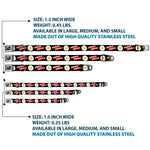 Dog Bone Seatbelt Buckle Collar - Bacon & Eggs Black