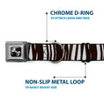 Load image into Gallery viewer, Dog Bone Seatbelt Buckle Collar - Zebra