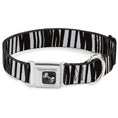 Load image into Gallery viewer, Dog Bone Seatbelt Buckle Collar - Zebra