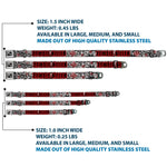 Dog Bone Seatbelt Buckle Collar - ZOMBIE KILLER w/Stacked Zombies Sketch