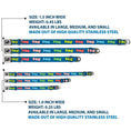 Load image into Gallery viewer, Dog Bone Seatbelt Buckle Collar - Bowties Blue/Multi Color