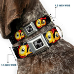 Dog Bone Seatbelt Buckle Collar - Big Eye Owl