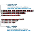 Load image into Gallery viewer, Buckle-Down Seatbelt Buckle Dog Collar - Brass Knuckles/Skulls/Roses Black/Red/White